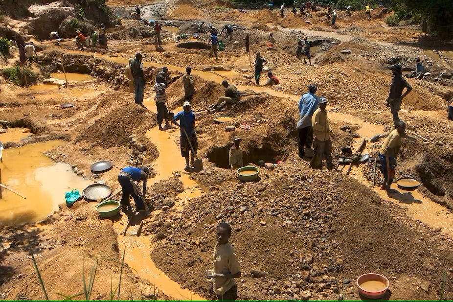 gold mining in Ghana